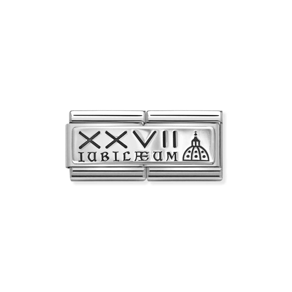 Nomination Silver Composable 27 th Jubilee Charm Double Link image