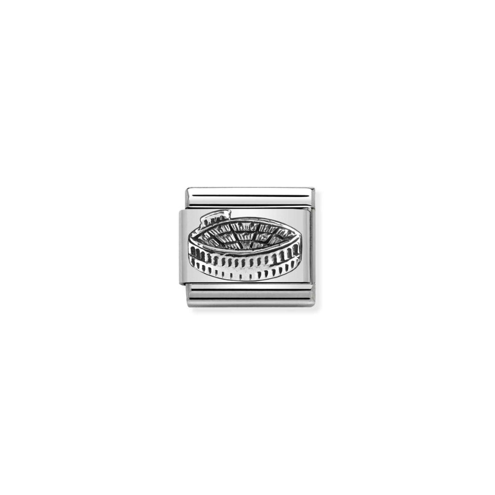 Nomination Silver Composable Amphitheatre Verona Arena Charm Link image