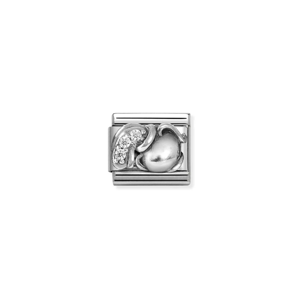 Nomination Silver Composable Aquarius with CZ Charm Link image