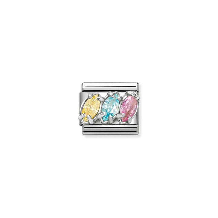 Nomination Silver Composable Classic Ed CZ Link - 330329/20 Image