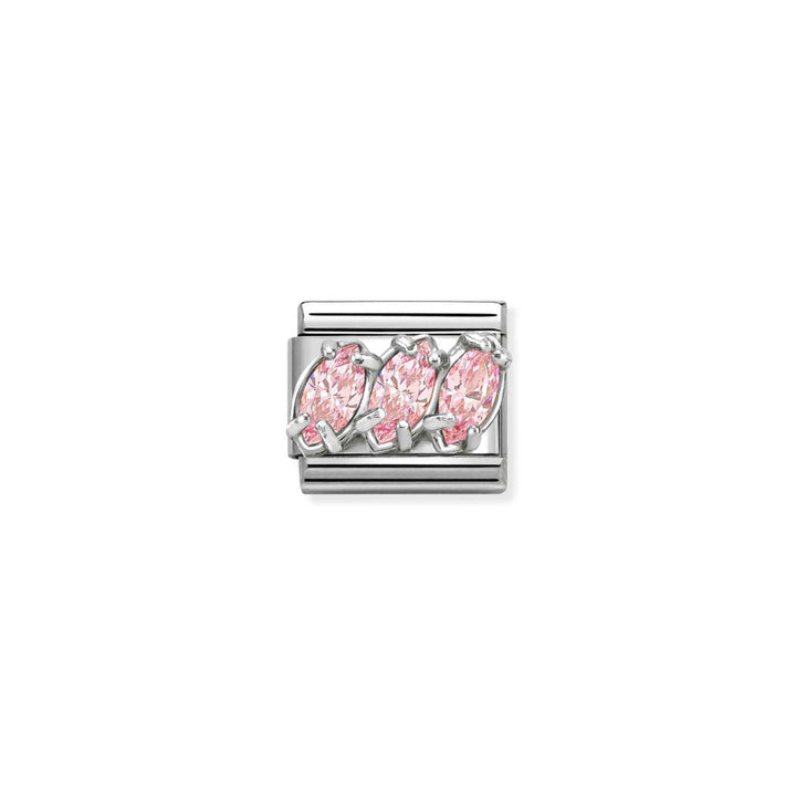 Nomination Silver Composable Classic Ed CZ Link - 330329/21 Image
