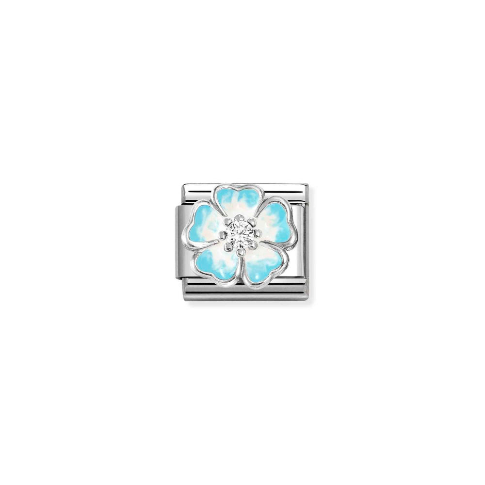 Nomination Silver Composable Classic Ed CZ Symbols Link - 330321/16 Image