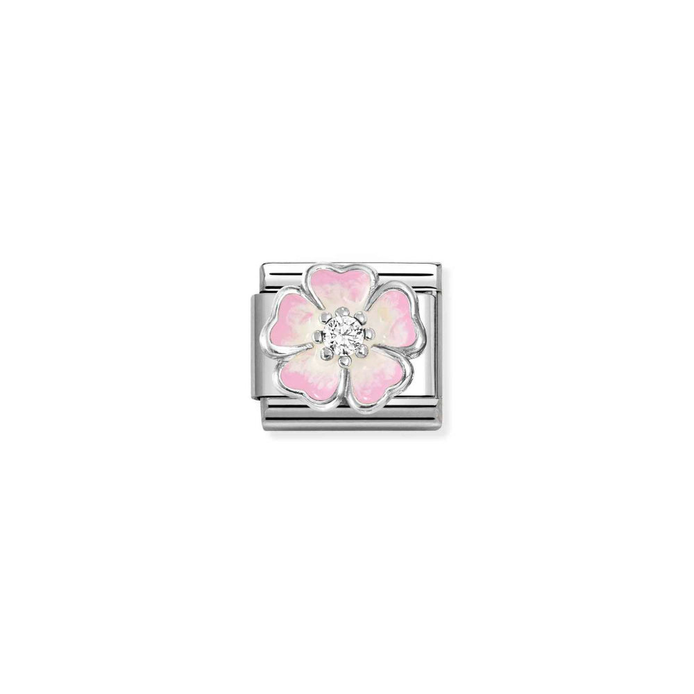Nomination Silver Composable Classic Ed CZ Symbols Link - 330321/17 Image