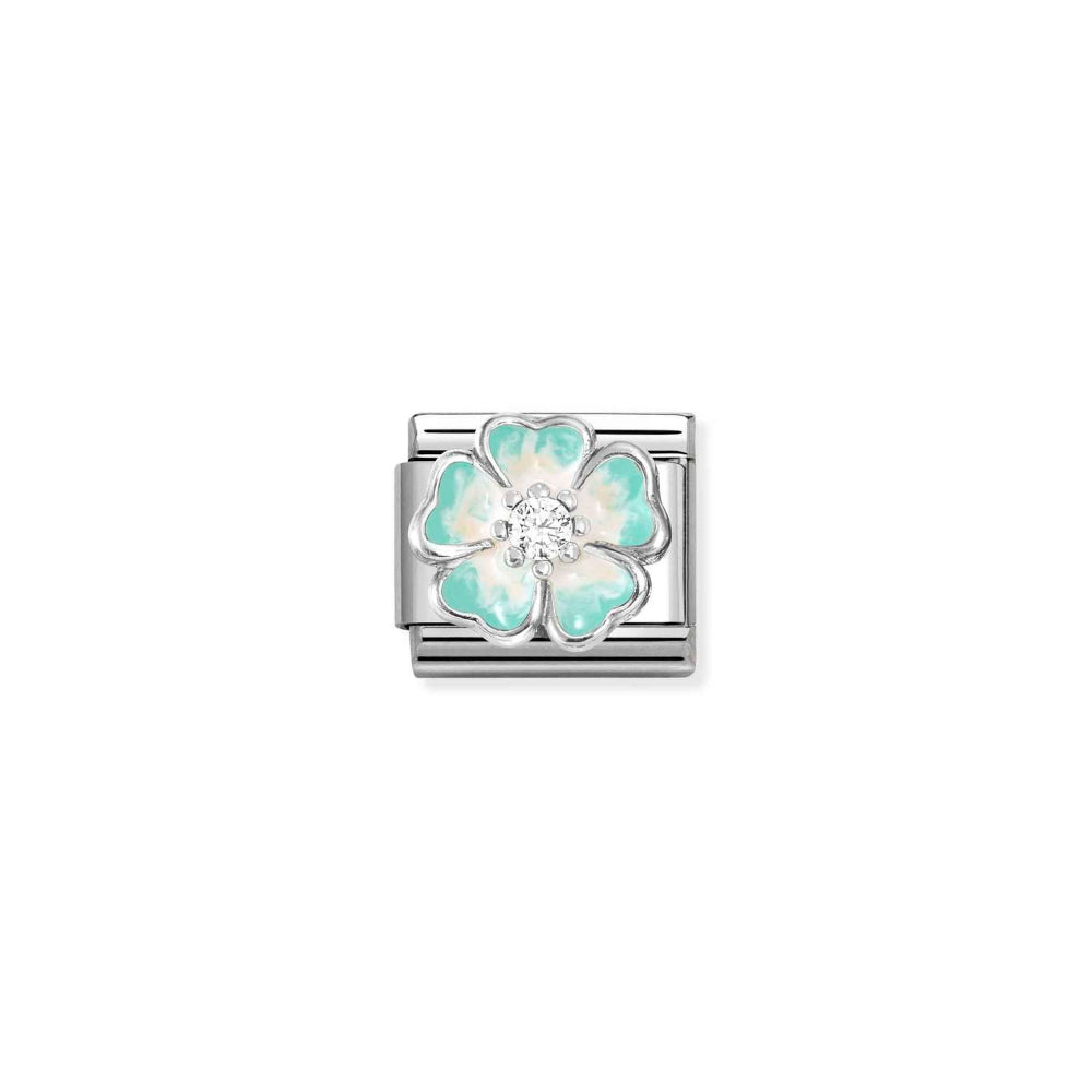 Nomination Silver Composable Classic Ed CZ Symbols Link - 330321/18 Image