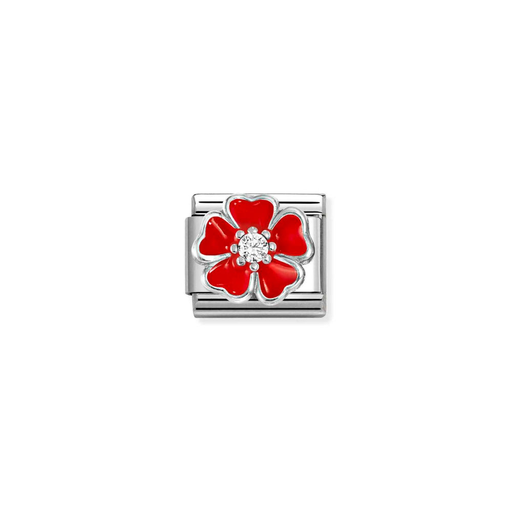 Nomination Silver Composable Classic Ed CZ Symbols Link - 330321/20 Image