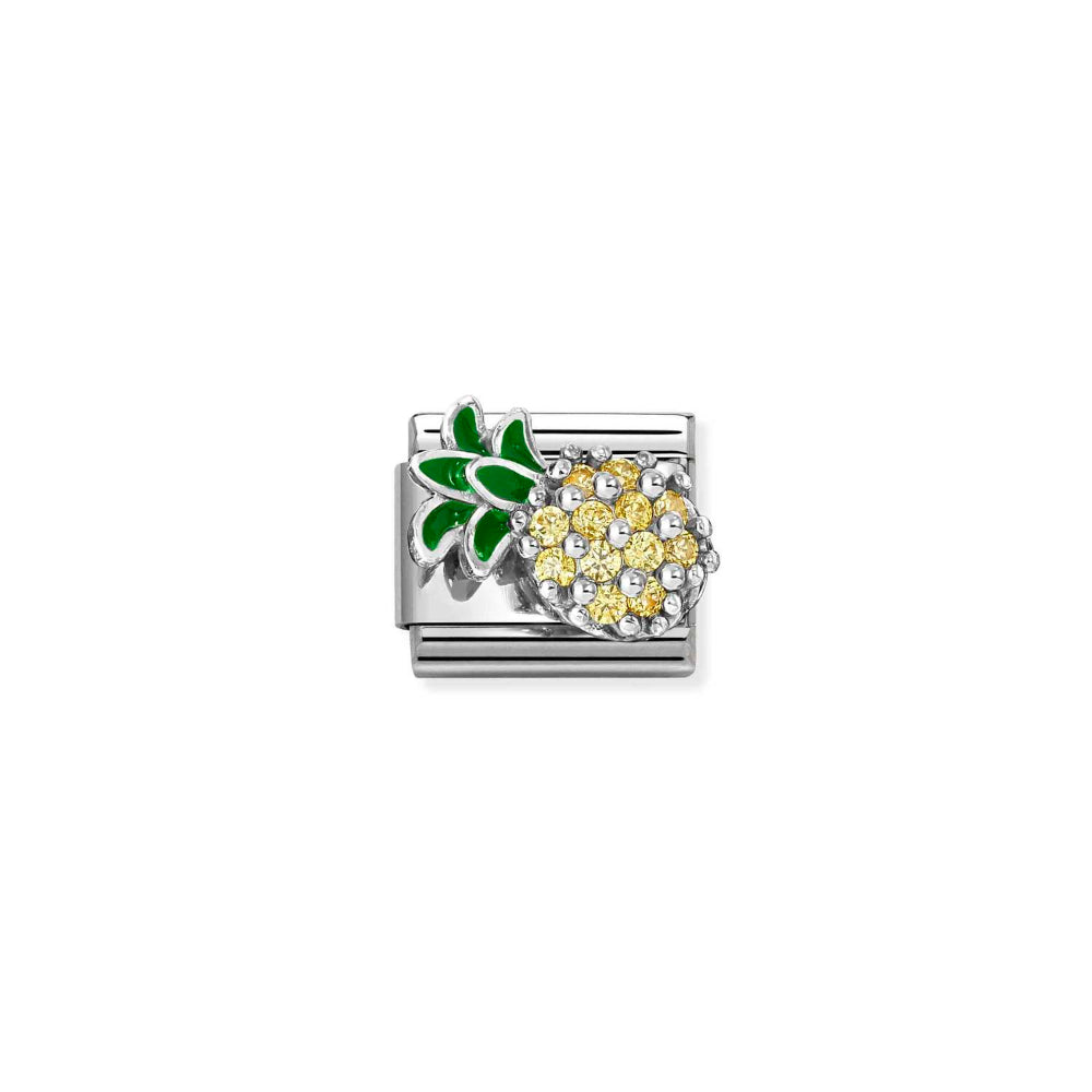 Nomination Silver Composable Classic Ed CZ Symbols Link - 330328/21 Image