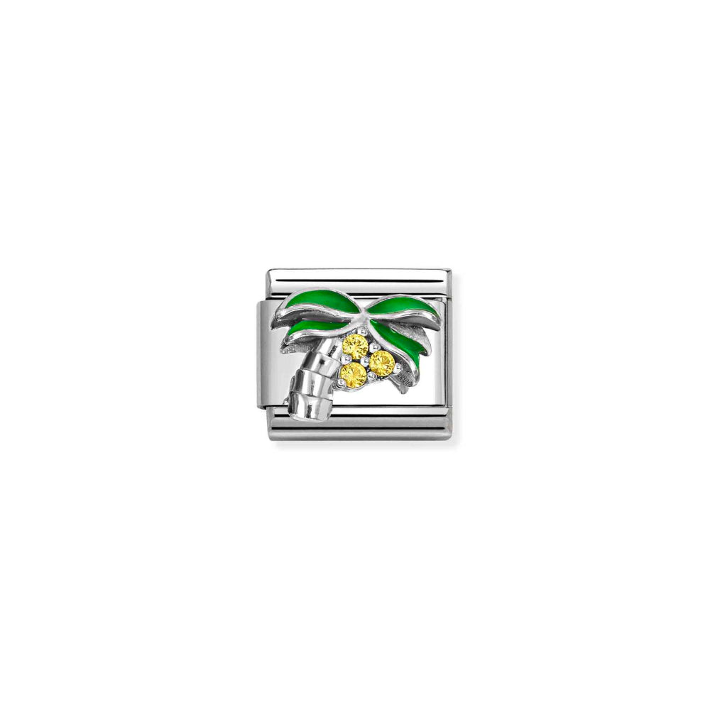 Nomination Silver Composable Classic Ed CZ Symbols Link - 330328/22 Image