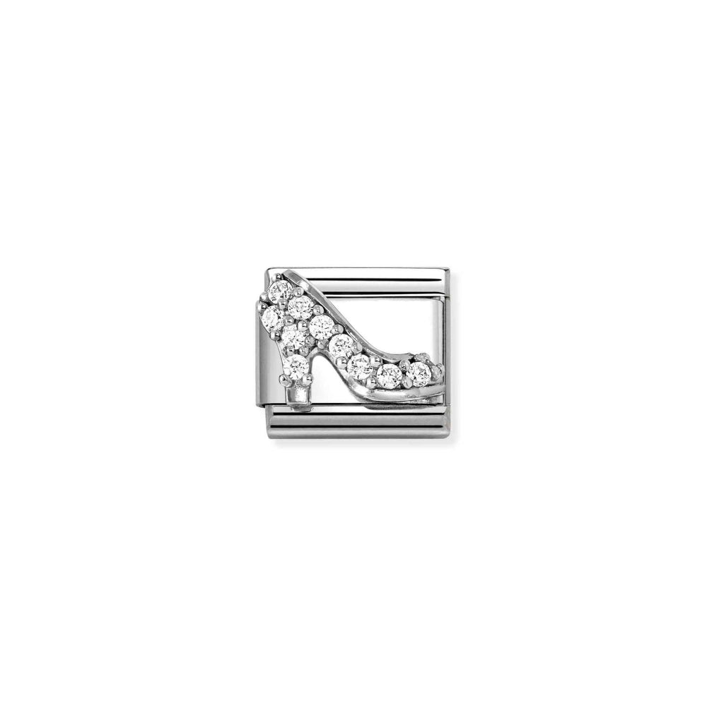 Nomination Silver Composable Classic Ed CZ Symbols Link - 330328/23 Image