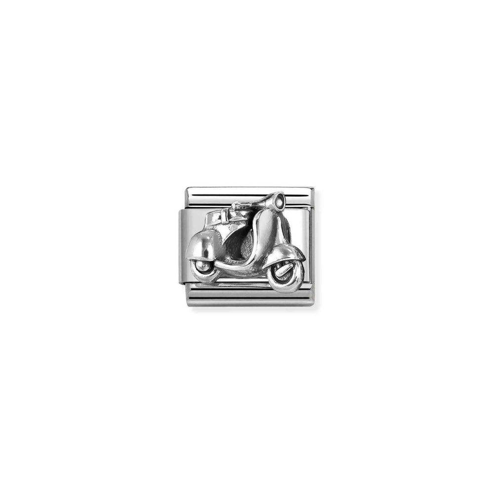 Nomination Silver Composable Classic Ed Oxidized Scooter Link Image