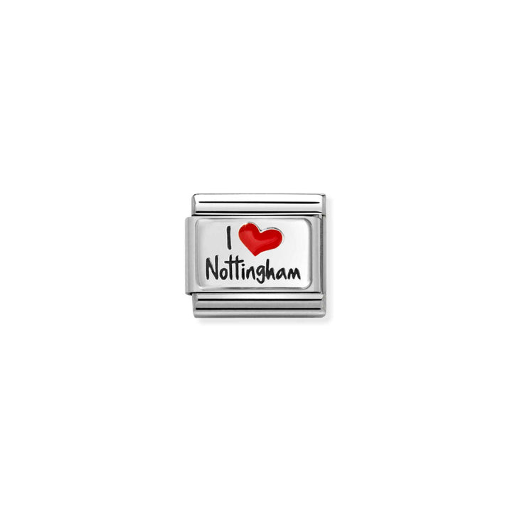 Nomination Silver Composable Classic I Love Nottingham Link image