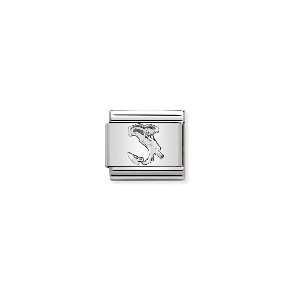 Nomination Silver Composable Classic Monuments Relief Steel and Italy Charm Image