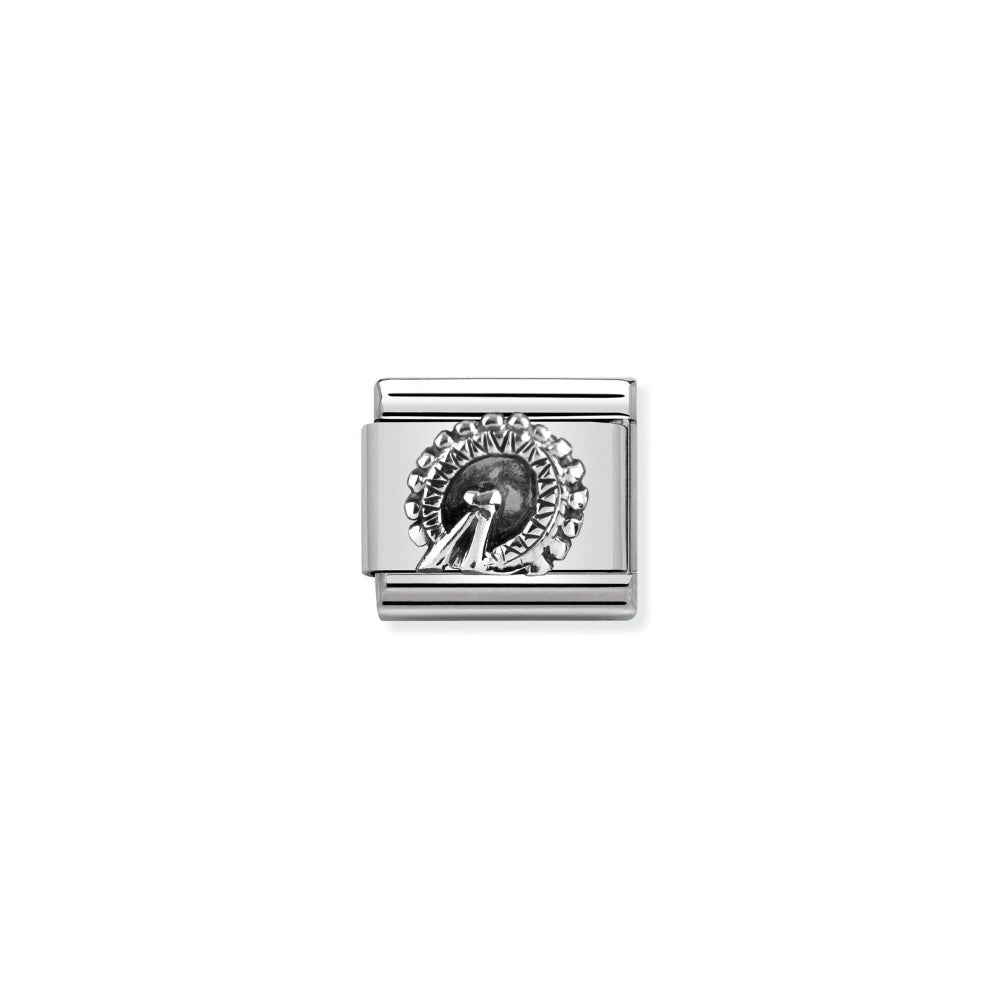 Nomination Silver Composable Classic Monuments Relief Steel and London Eye Charm Image