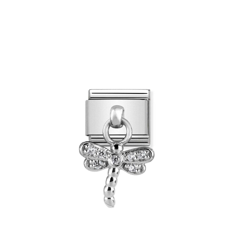 Nomination Silver Composable Classic Stainless Steel and Dragonfly Charm Image