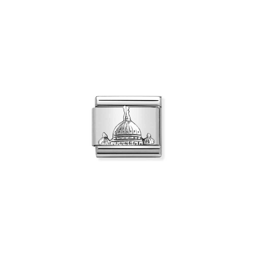 Nomination Silver Composable Italian Monument Relief St. Peter's Dome Charm - MococoNomination330105/208033497399557Charms