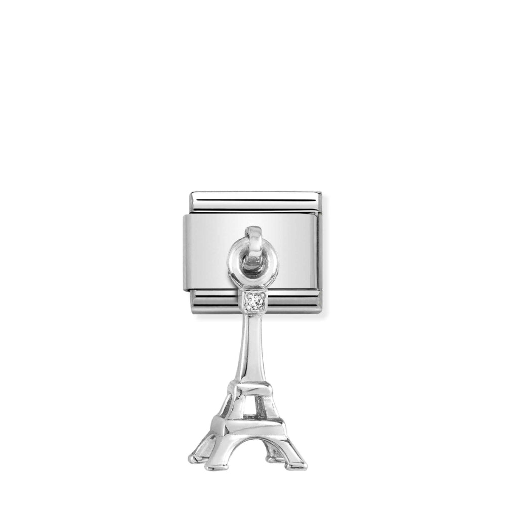 Nomination Silver Composable Pendant Eiffel Tower Symbol Charm Link image