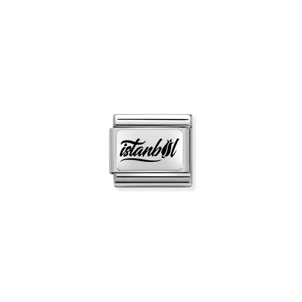 Nomination Silver Composable Writing Istanbul Charm - MococoNomination330108/038033497451002Charms