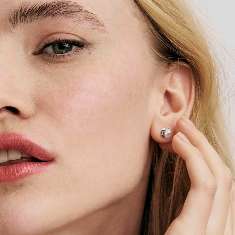 Nomination Silver Cosmiclove Cubic Zirconia Circle Earrings - MococoNomination241710/0538033497556981Earrings