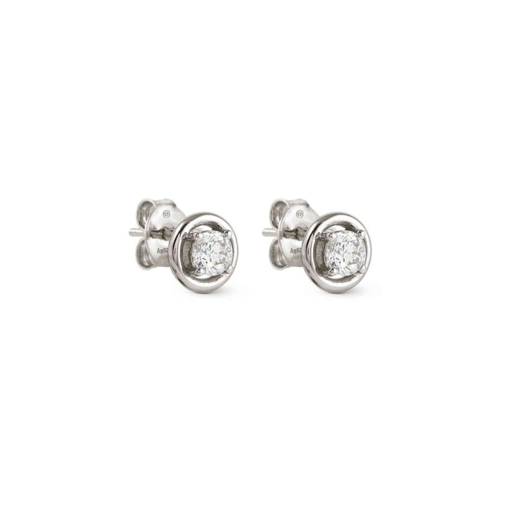 Nomination Silver Cosmiclove Cubic Zirconia Circle Earrings - MococoNomination241710/0538033497556981Earrings
