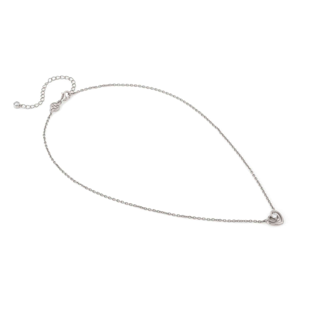 Nomination Silver Cosmiclove Cubic Zirconia Heart Necklace Image 5