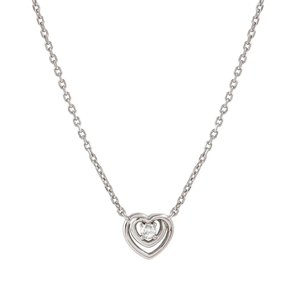 Nomination Silver Cosmiclove Cubic Zirconia Heart Necklace - MococoNomination241706/0048033497556820Necklaces