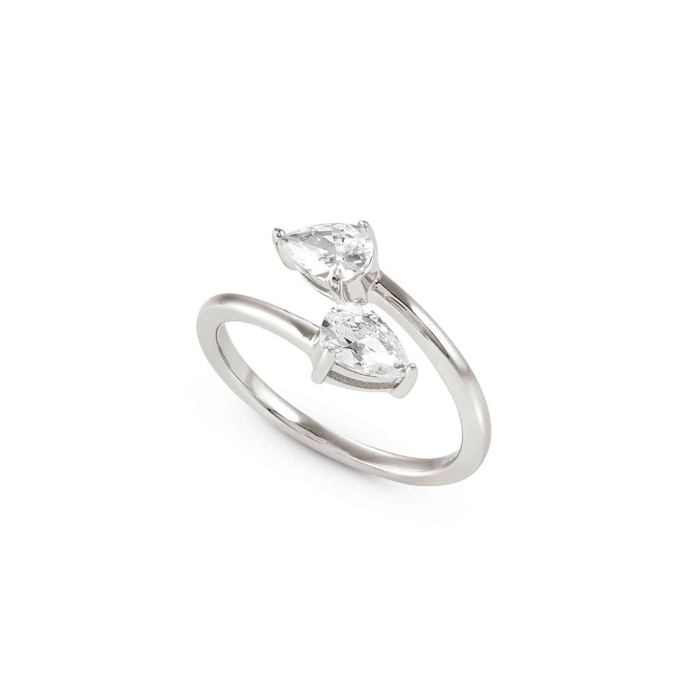 Nomination Silver Cubic Zirconia Size 15 Color Wave Ring - MococoNomination149810/0068033497539373Rings
