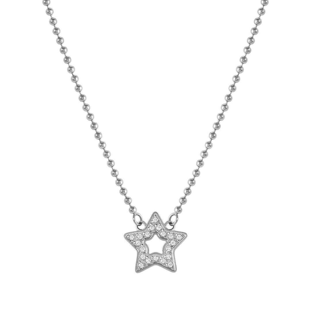 Nomination Silver Cubic Zirconia Star Necklace - MococoNomination134001/0238033497554369Necklaces