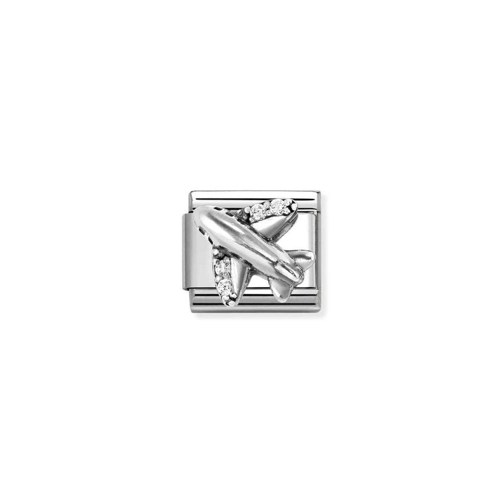 Nomination Silver CZ Aeroplane Charm - MococoNomination330327/198033497580474Charms