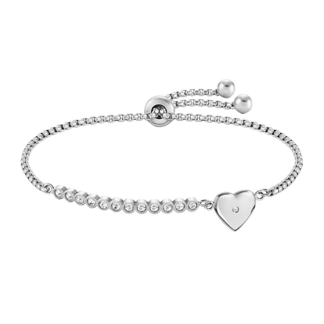 Nomination Silver CZ Milleluci Heart Bracelet - MococoNomination028008/0228033497511843Bracelets