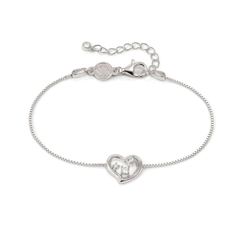Nomination Silver Dreams Beats Cubic Zirconia Heart Bracelet Image
