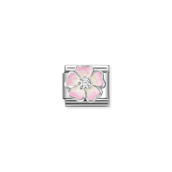 Nomination Silver Enamel Pink Fade Flower Charm - MococoNomination330321/178033497580375Charms