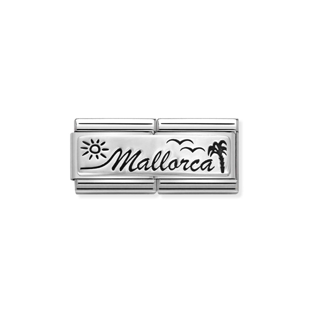 Nomination Silver Engraved Double Classic and Mallorca Charm - MococoNomination330711/168033497542199Charms