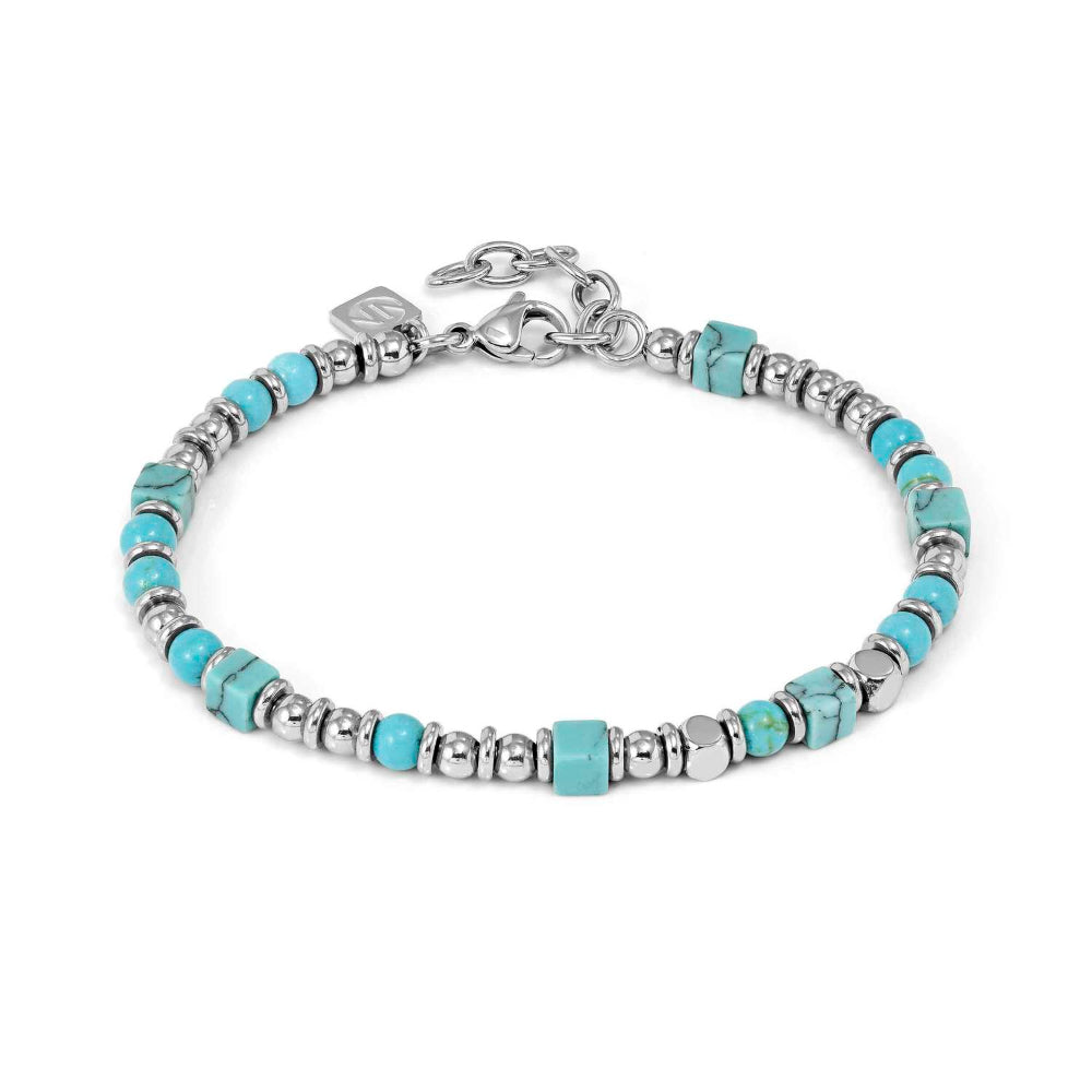 Nomination Silver Instinctstyle Ed Infinity Turquoise Bracelet Image
