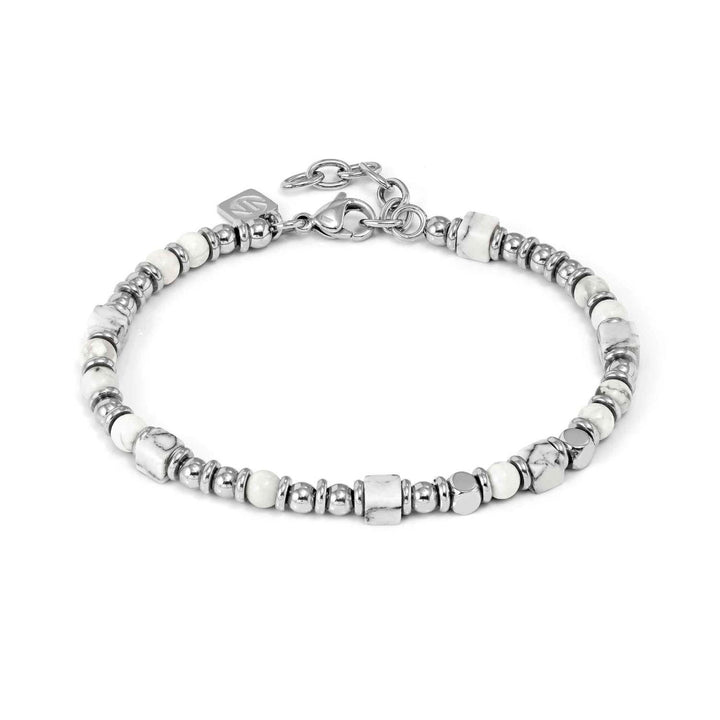 Nomination Silver Instinctstyle Ed Infinity White Howlite Bracelet Image