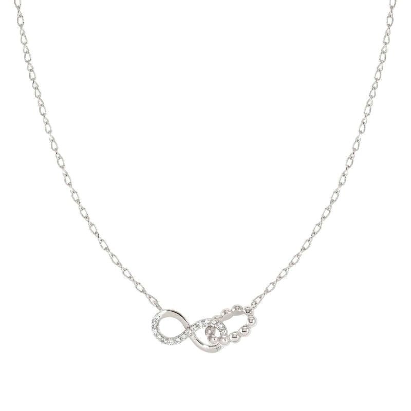 Nomination Silver Lovecloud Cubic Zirconia Infinity Necklace - MococoNomination240504/0068033497540539Necklaces