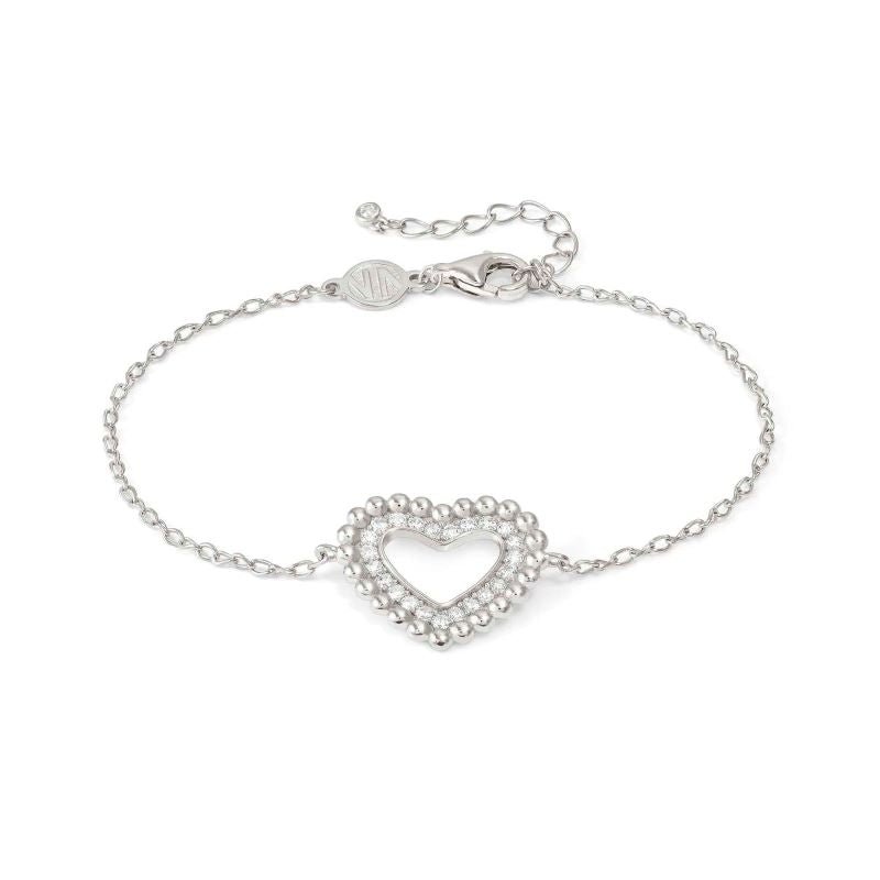 Nomination Silver Lovecloud Heart Cubic Zirconia Bracelet - MococoNomination240502/0098033497540492Bracelets