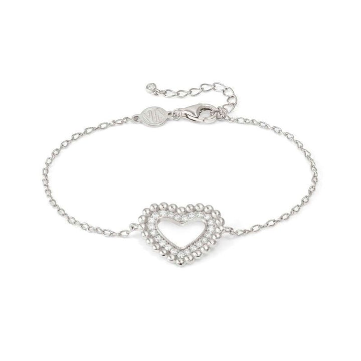 Nomination Silver Lovecloud Heart Cubic Zirconia Bracelet - MococoNomination240502/0098033497540492Bracelets