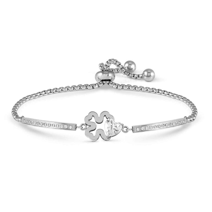 Nomination Silver Milleluci Ed Four Leaf Cubic Zirconia Bracelet - MococoNomination028019/0068033497576514Bracelets