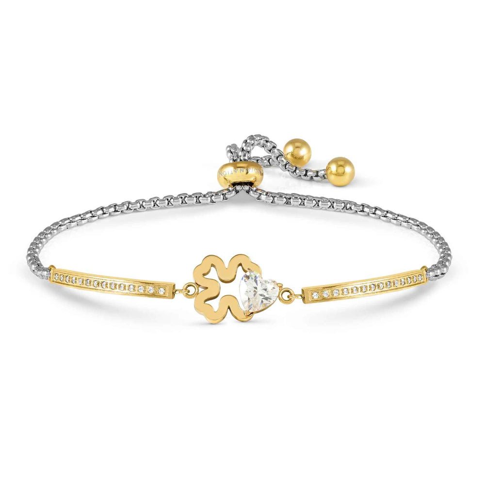 Nomination Silver Milleluci Ed Ricco Four-Leaf Cubic Zirconia Bracelet - MococoNomination028021/0068033497576576Bracelets