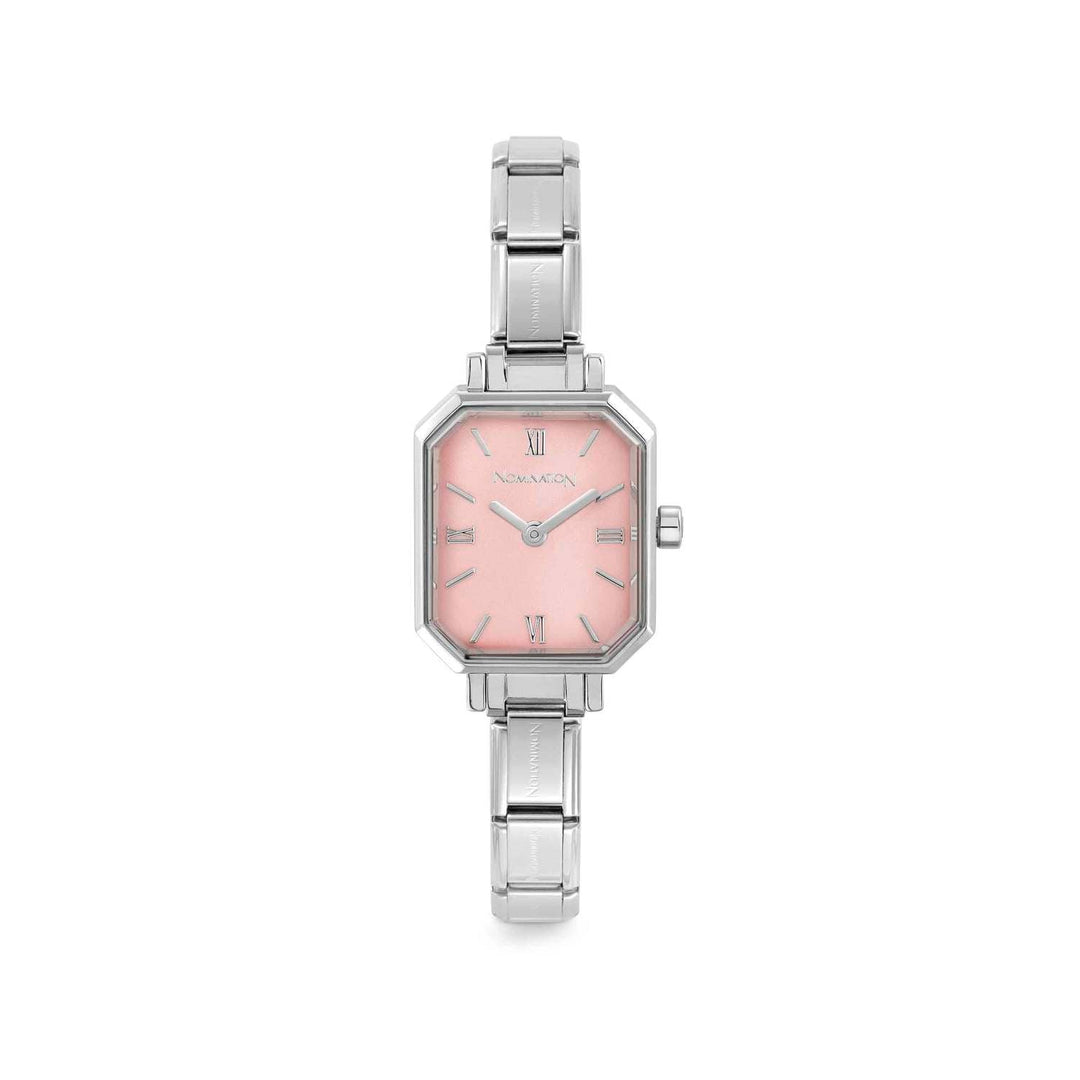 Nomination Silver Pastel Pink Dial Watch - MococoNomination076037/0338033497557889Watches and Accessories