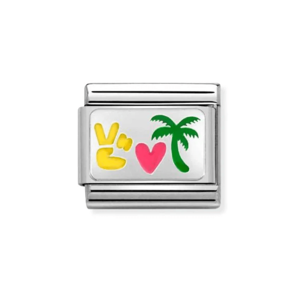 Nomination Silver Peace Heart Palm Charm - MococoNomination330206/328033497528230Charms