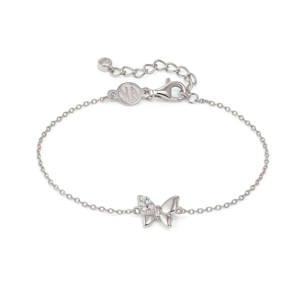 Nomination Silver Petit Sparkle Cubic Zirconia Butterfly Bracelet - MococoNomination242300/0408033497572394Bracelets