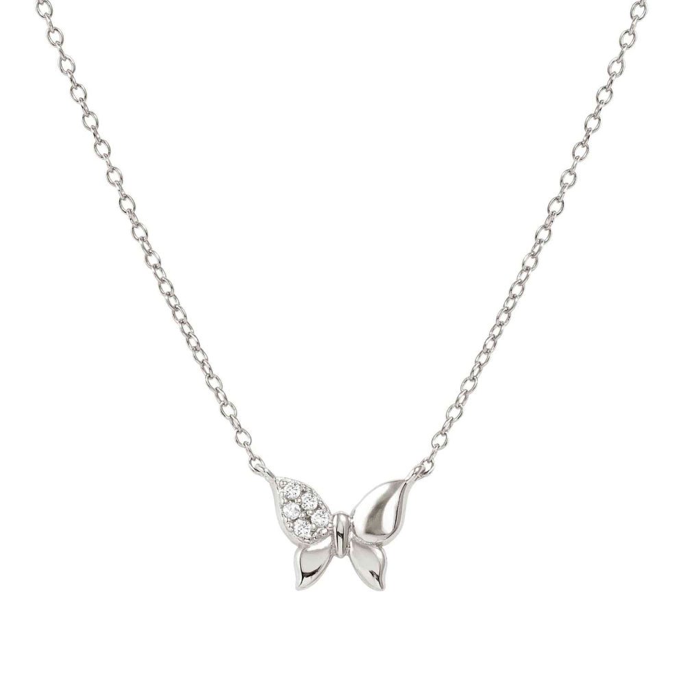 Nomination Silver Petit Sparkle Cubic Zirconia Butterfly Necklace - MococoNomination242303/0408033497572615Necklaces