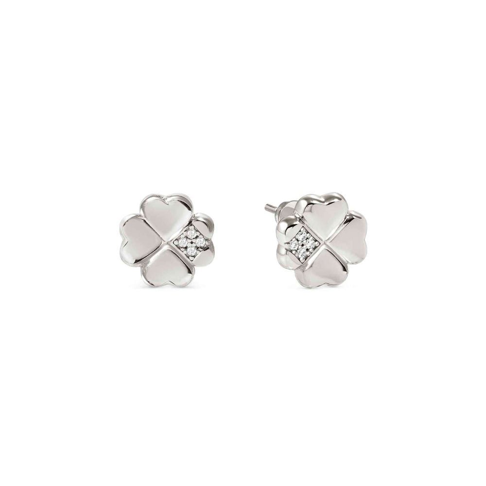 Nomination Silver Petit Sparkle Cubic Zirconia Four-Leaf Clover Earrings - MococoNomination242304/0018033497572639Earrings