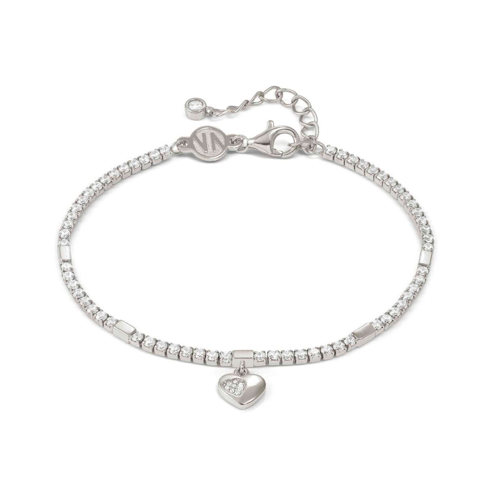 Nomination Silver Petit Sparkle Cubic Zirconia Heart Tennis (Rich) Bracelet Image