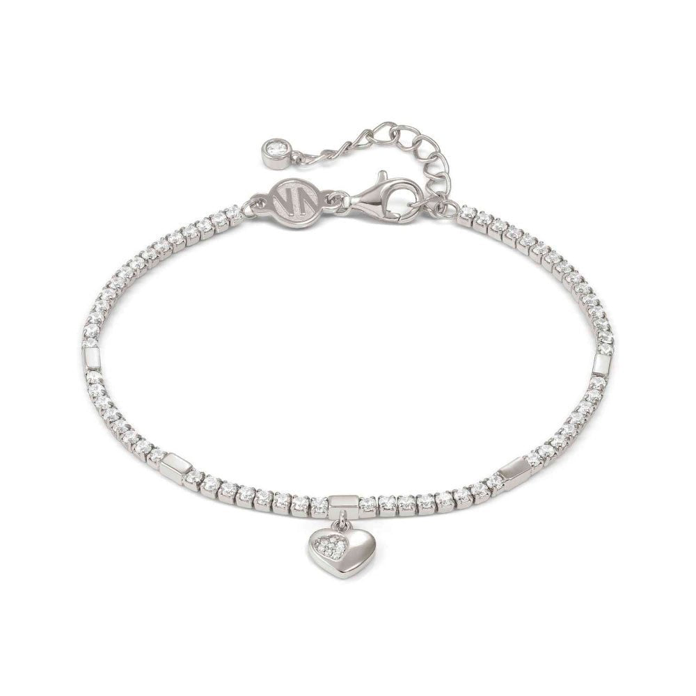 Nomination Silver Petit Sparkle Cubic Zirconia Heart Tennis (Rich) Bracelet - MococoNomination242302/0048033497572455Bracelets