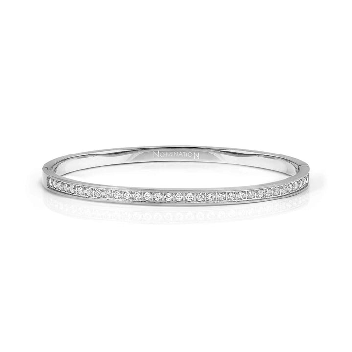 Nomination Silver Pretty Bangles Cubic Zirconia Bracelet Image