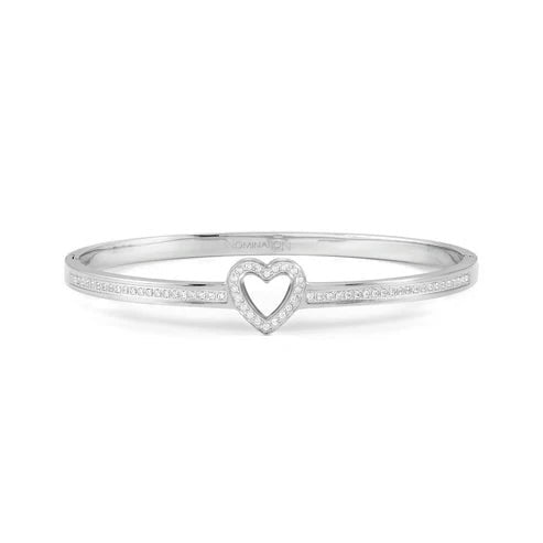 Nomination Silver Pretty Heart Bangle - MococoNomination029502/004Bracelets