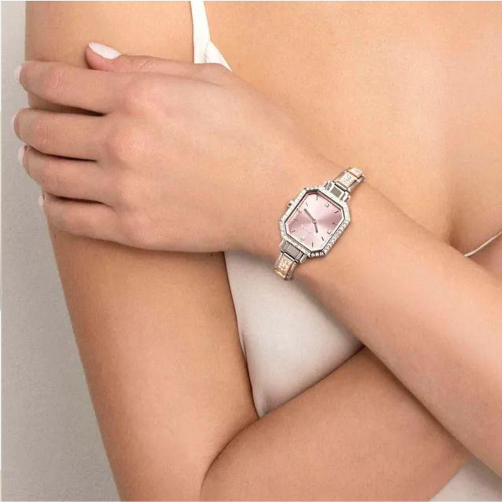 Nomination Silver Rectangular Black Dial CZ Watch - MococoNomination076036/0128033497521293Watches and Accessories