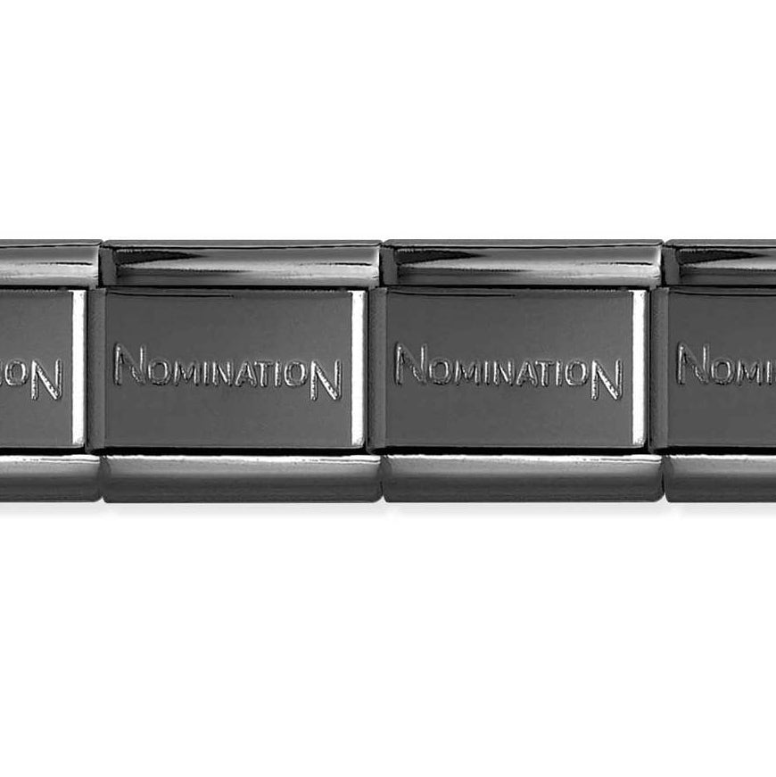 Nomination Single Black Starter Bracelet Links - MococoNominationBracelets