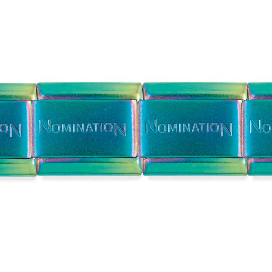 Nomination Single Matt Iridescent Starter Bracelet Links - MococoNominationBracelets